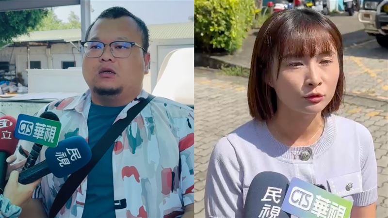 林宣宏（左）表示，希望選區有重獲自由的一天；廖芝晏（右）則說，她以平常心投票，也會尊重選民的選擇。（組合圖／翻攝畫面）