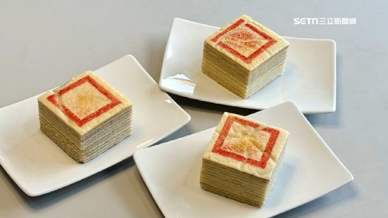 連鎖家具賣場去年暑假推出的「金紙蛋糕」，火速成為熱門話題