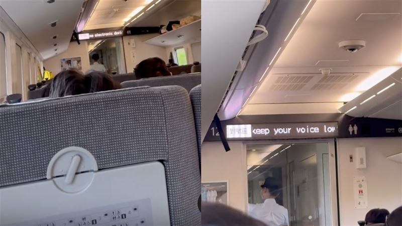 台鐵列車長直接廣播要求5車的某位乘客「管好你家的小孩」。（圖／翻攝自Threads）