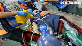 台南市,台南,仁德,工人,瘀青,雙軌,制度,存活率,患者,創傷,救援圖片描述。（圖／翻攝畫面）