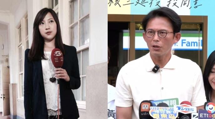 黃國昌昨開嗆記者白癡問題引起爭議，陳乃瑜曝以前當記者採訪時照片透露，也曾被大聲喝斥。（組合圖／翻攝畫面）