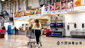 美國好市多熱狗排隊時喧嘩的北京腔。（圖／翻攝自外國倫看台灣）