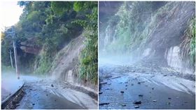 投89線,全國最爛路,力行產業道路,落石,坍方,驚險（圖／簡先生提供）