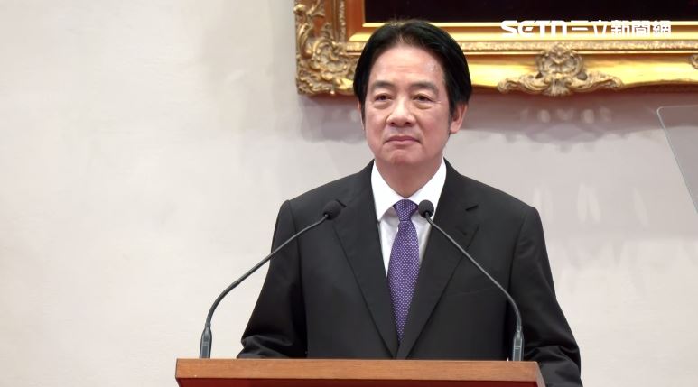 823結果底定,總統賴清德發表談話。（圖／翻攝畫面）