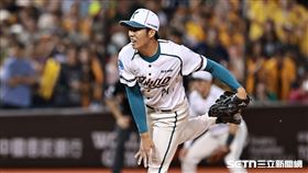 中職36年例行賽，台鋼雄鷹終結者林詩翔。（圖／記者劉彥池攝影）