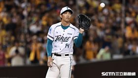 中職36年例行賽，台鋼雄鷹終結者林詩翔。（圖／記者劉彥池攝影）