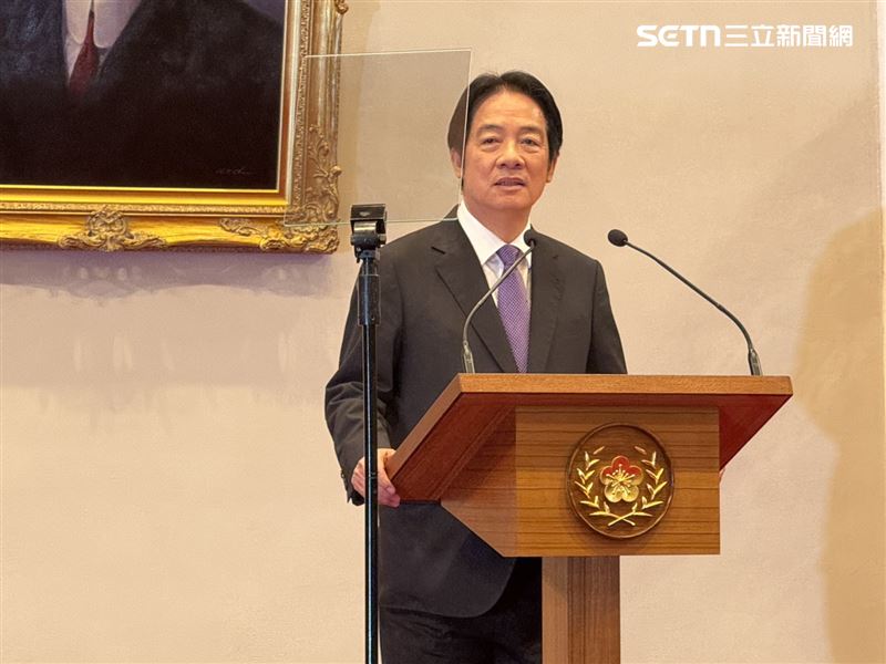 總統賴清德發表談話回應大罷免、核三重啟公投投票結果。（圖／記者劉秀敏攝影）