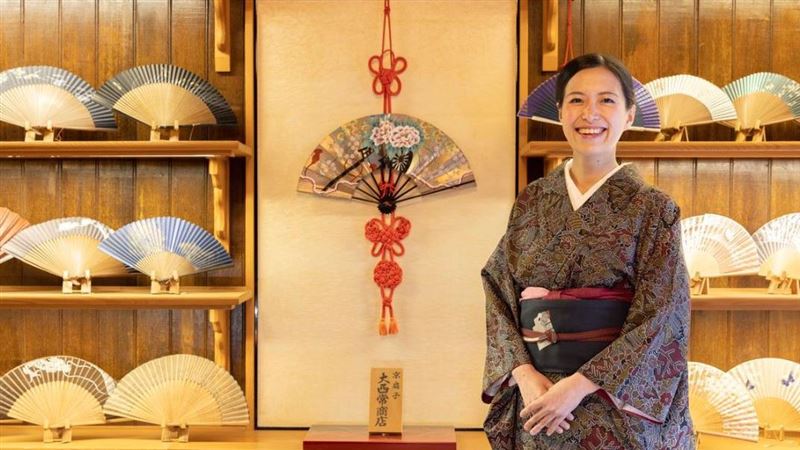 京都「扇子職人」大西里枝猝逝　年僅35歲
