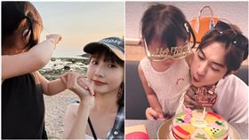 粿粿、范姜彥豐分開幫女兒慶生。（圖／翻攝自IG）