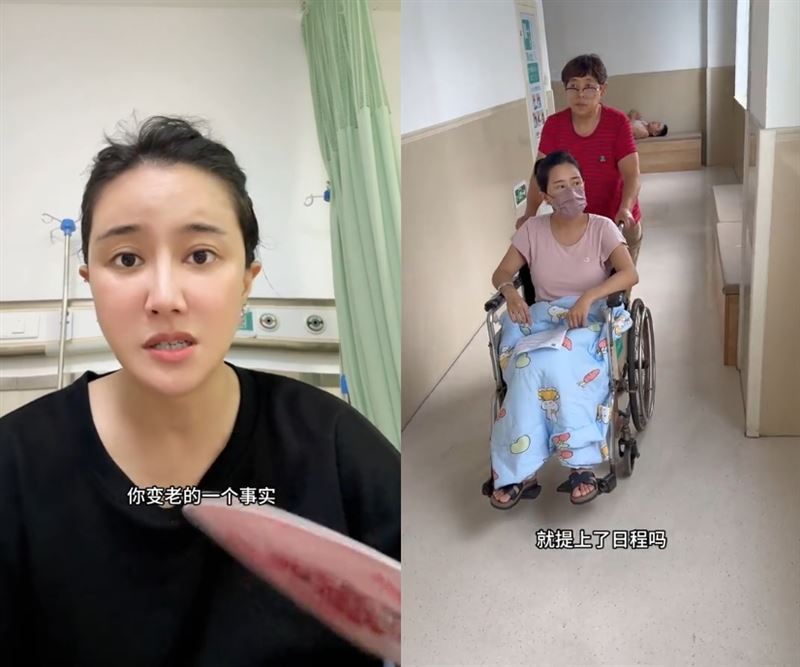 張暖雅貼出自己懷孕3個多月的影片。（組合圖／翻攝自張暖雅微博）