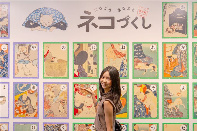于卉喬去日本許多知名景點與展覽參觀。(圖／光意娛樂提供)