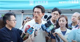 黃國昌日前嗆記者「問白癡問題」，今日出面澄清「你們誤會了」。（圖／翻攝畫面）