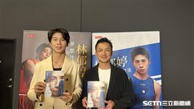 林郁婷（左）與教練曾自強。（圖／記者蔡厚瑄攝影）