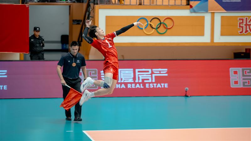 台灣男排主攻手張祐晨。（圖／蜂巢行銷提供）