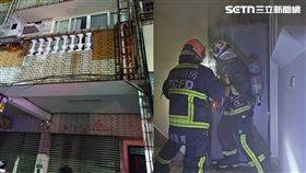 台中,台中市,情侶,焦屍,套房,地板,火警,豐原,出租套房圖片描述。（圖／翻攝畫面）