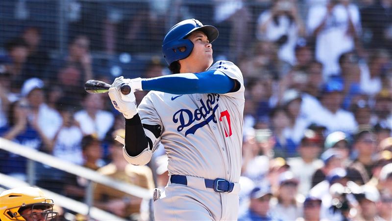 大谷9上棒打同鄉 系列賽首安即第45轟