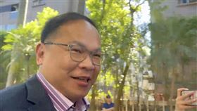 王義川未正面回應是否請辭黨團副幹事長。（圖／翻攝畫面）