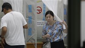 台灣於23日舉行和三重啟公投。（圖／美聯社／達志影像）