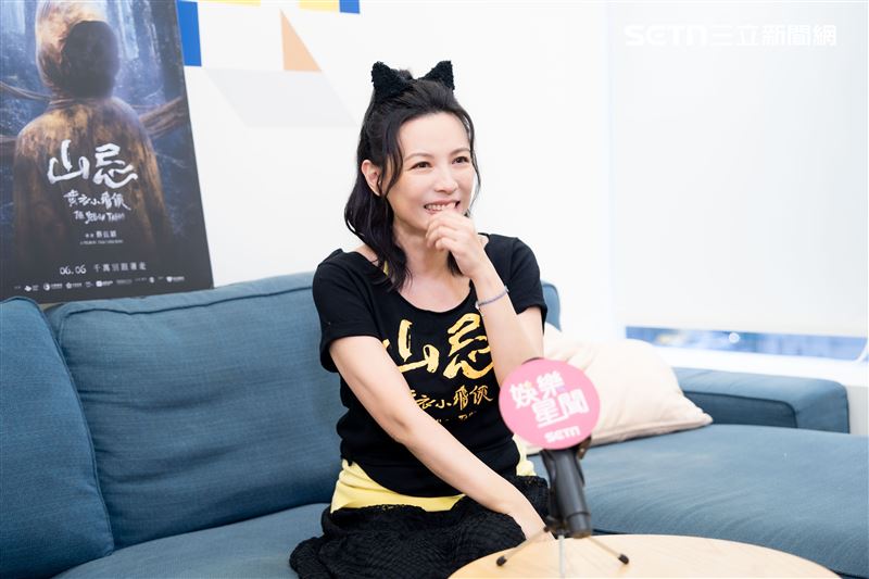 陳孝萱接受《三立新聞網》專訪。（圖／記者趙于瑩攝影）