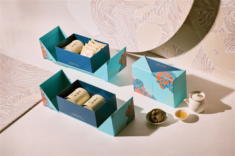 王德傳合茗茶葉茶食禮盒。(圖/品牌業者提供)