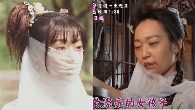 李安蕾犧牲演醜女。（圖／翻攝自臉書)