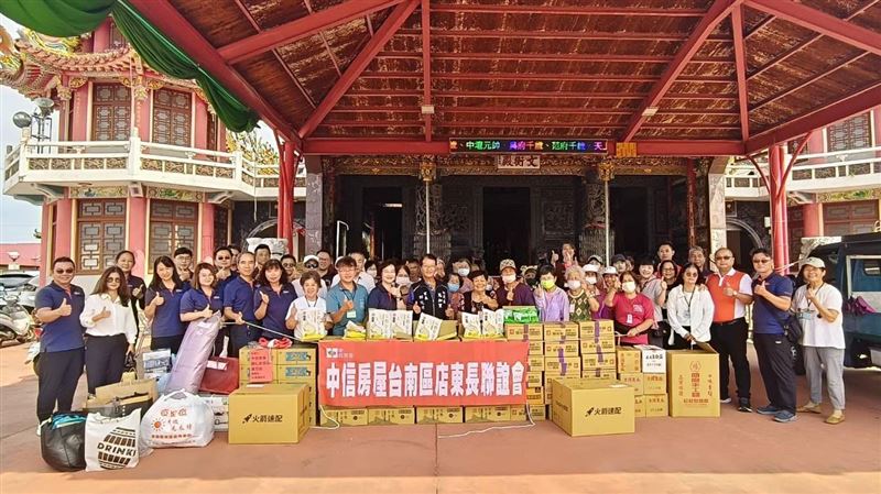 天災無情人有愛　中信房屋馳援七股篤加里