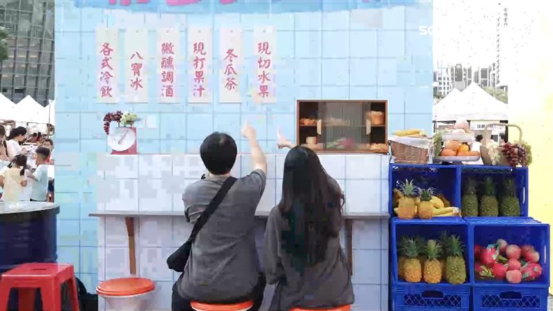 美麗造景，吸引民眾駐足拍照