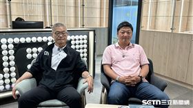 中職秘書長楊清瓏、台灣隊總教練曾豪駒共同公布經典賽台灣隊教練團名單。（圖／記者蔡厚瑄攝影）