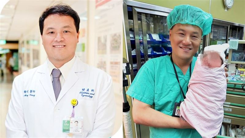 婦產科醫師王樂明減重前(左)、後(右)的對比照。(圖/取自萬芳醫院與王樂明的臉書)