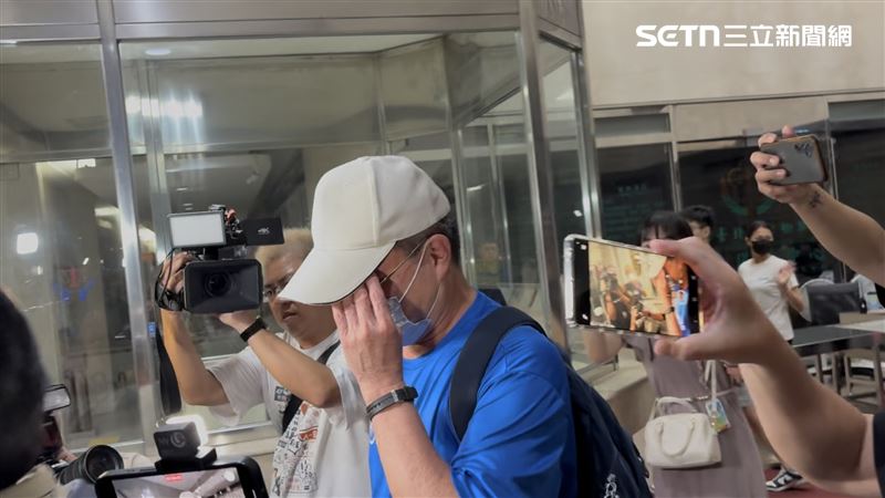 台師大女足抽血案，研究計畫主持人陳忠慶以證人身份抵北檢複訊。（圖／記者楊佩琪攝）