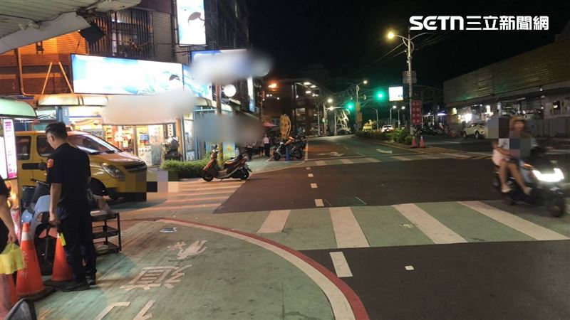 屏東縣東港鎮昨晚（25日）發生死亡事故，64歲王姓計程車男司機遭輾斃。（圖／翻攝畫面）