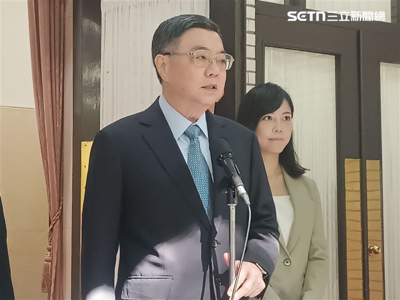 行政院長卓榮泰質詢前受訪。（圖／記者盧素梅攝影）