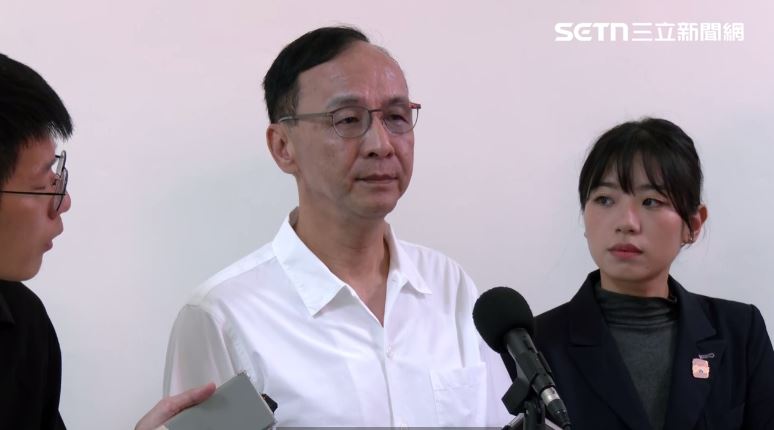 朱立倫喊話黨內一起勸說盧秀燕。（圖／記者詹宜庭攝影）