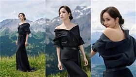 侯佩岑受邀保養品牌活動，飛往瑞士當地入住高級飯店。（圖／翻攝自小紅書）