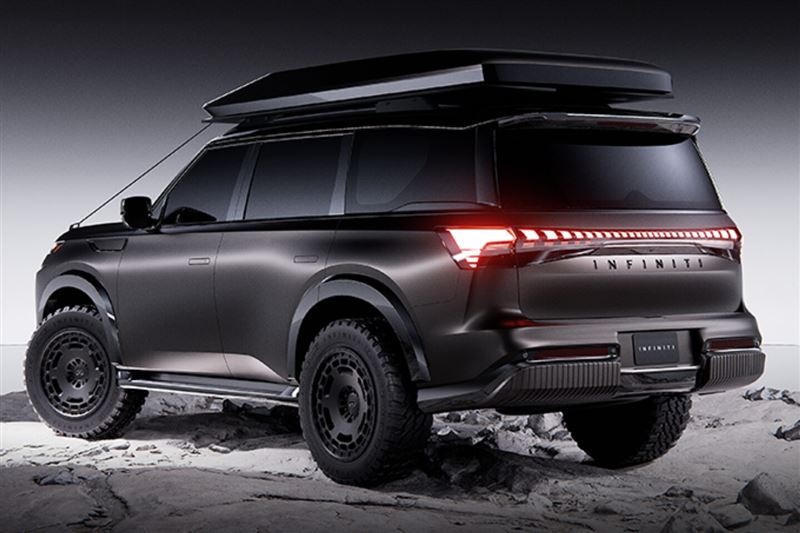Infiniti QX80 Terrain Spec概念車採用越野車規格打造。（翻攝Infiniti網站）