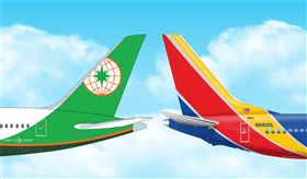 長榮航空正式與美國西南航空展開合作，旅客可透過長榮航空經洛杉磯、舊金山、西雅圖及芝加哥等四大城市的航班，銜接西南航空前往美國超過30座城市，進一步加密長榮航空在北美內陸市場的航網服務。（圖／長榮航空）