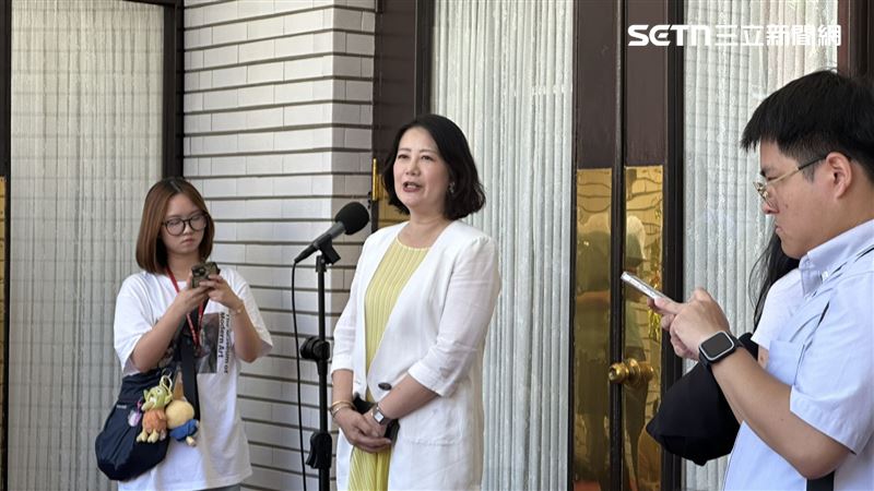 吳思瑤表示，民進黨內部會議的大鳴大放不是什麼新鮮事。（圖／記者詹宜庭攝影）