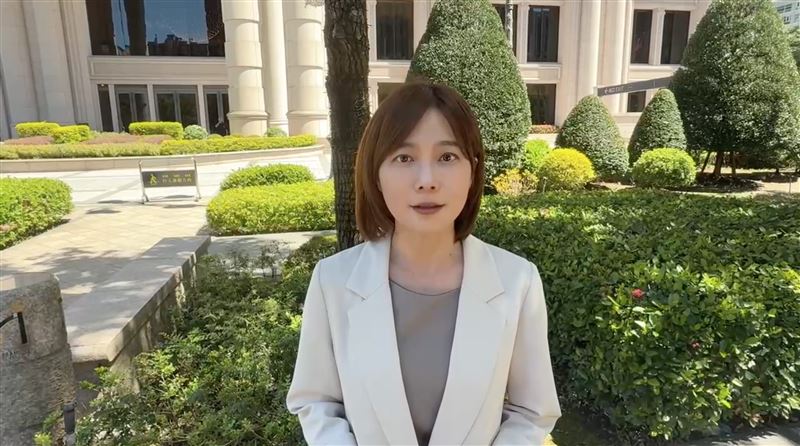總統府發言人郭雅慧受訪。（圖／翻攝畫面）