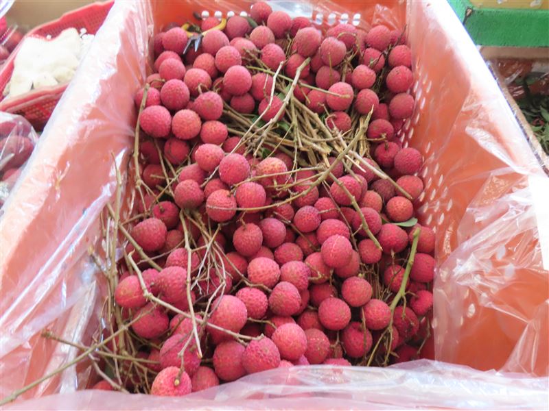 不合格產品「桂味荔枝」照片。（圖／新北衛生局提供）