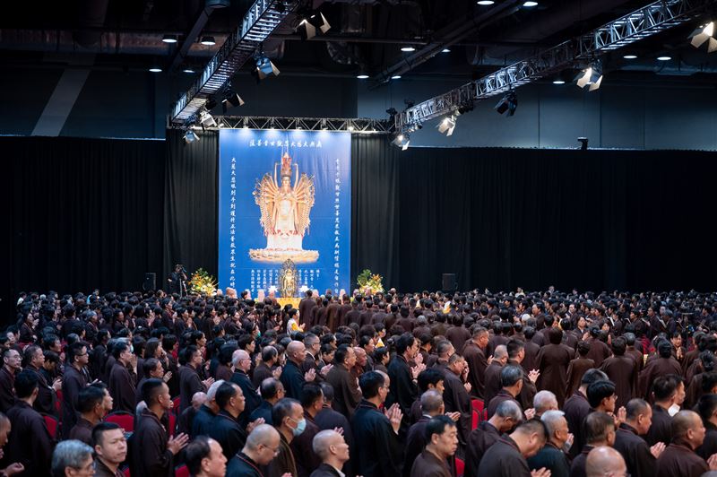 「空老和尚寂三年追思展及念法暨中元尊祭祖大典」，三天活吸引逾名各地信。（／藏宗弘化基金提供）