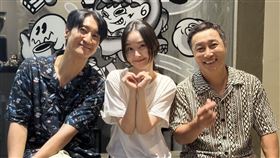 （左起）韓星申鉉濬、裴優熙、金炳萬將赴台中拍攝電影《懸賞令》。（圖／童心娛樂提供）