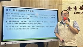 郭宏偉說明瘧疾個案。（圖／記者簡浩正攝影）