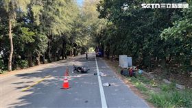 百歲,車禍,追撞,老翁,命危,彰化,綠色隧道（圖／翻攝畫面）