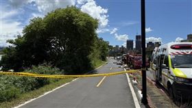 新北,新莊,大漢橋墩,浮屍,腐爛。（圖／翻攝畫面）