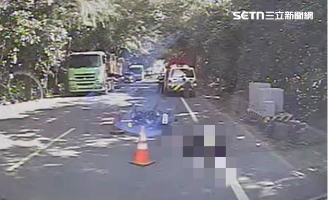 72歲洪姓老翁騎乘醫療輔助電動車遭追撞，頭部重創送醫不治。（圖／翻攝畫面）