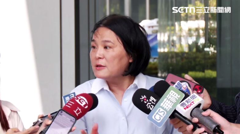 陳玉珍接受媒體聯訪，談國民黨主席人選。（圖／翻攝畫面）