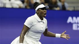大威廉絲（Venus Williams）26日美網激戰3盤仍吞敗。（圖／美聯社／達志影像）