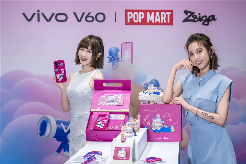於vivo全台官方體驗據點購機，即可獲得vivo V60 x POP MART ZSIGA聯名限量禮盒