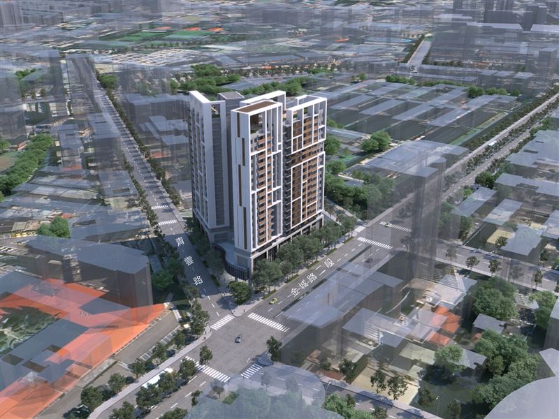 土城板院段位於金城路二段與青雲路口,規劃420戶住宅,並設身障者團體家屋、日照中心等社福設施。(圖/新北城鄉局提供)