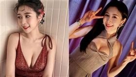 Albee到男友家激戰房門沒鎖，男友媽媽沒敲門就直接開門，看到她正面全裸坐在兒子身上。（圖／翻攝自Albee IG）